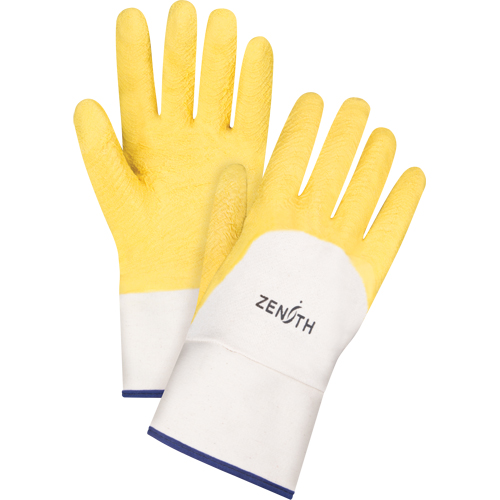 Coated Crinkle Finish Gloves, 10/X-Large, Rubber Latex Coating, Cotton Shell NRZ Safety Inc.