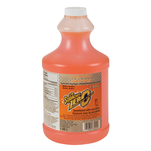 Sqwincher&reg; Boisson de r&eacute;hydratation ZERO, Concentr&eacute;, Orange NRZ Safety Inc.