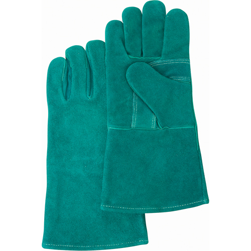 Gants de soudeur de premi&egrave;re qualit&eacute;, Cuir de vache refendu, Taille Grand NRZ Safety Inc.