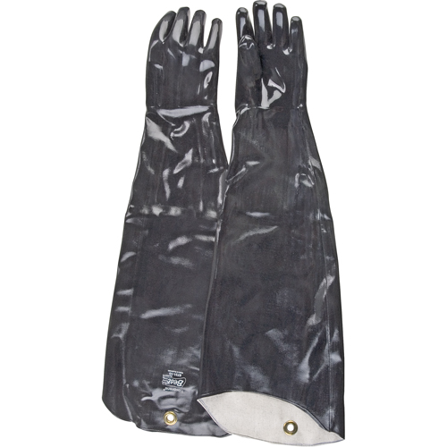 Chemical Resistant Gloves, Size Large/10, 31" L, Neoprene, Cotton Inner Lining, 58-mil NRZ Safety Inc.