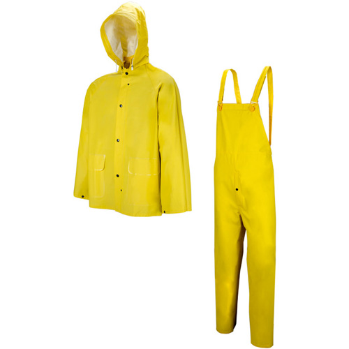 Lightweight Flame Retardant Rainsuit, 5X-Large, High Visibility Yellow NRZ Safety Inc.