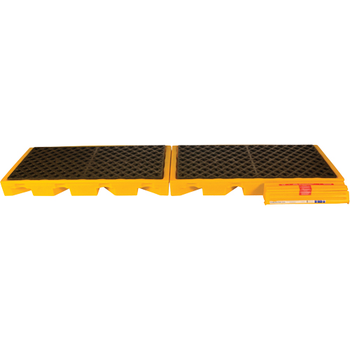 Ultra-Inline Spill Decks&reg;, 110 US gal. Spill Capacity, 104" x 25.9" x 5.8" NRZ Safety Inc.