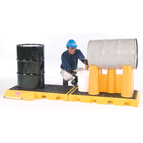 Ultra-Inline Spill Decks&reg;, 110 US gal. Spill Capacity, 104" x 25.9" x 5.8" NRZ Safety Inc.
