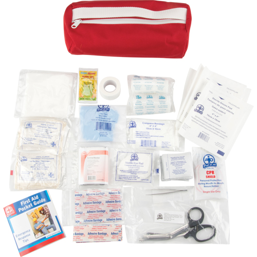 Trousse de premiers soins, Dispositif m&eacute;dical Classe 1, Sac en nylon NRZ Safety Inc.