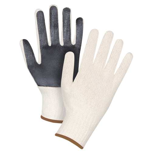 Palm-Coated String Knit Gloves, Poly/Cotton, Single Sided, 7 Gauge, Large NRZ Safety Inc.
