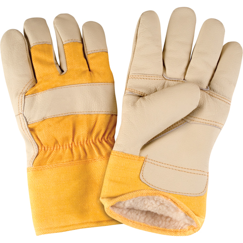 Gants d'ajusteur doubl&eacute;s pour l'hiver d'usage standard, T-Grand, Paume en Cuir fleur de vache, Doublure en Boa NRZ Safety Inc.