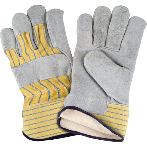 Winter-Lined Fitters Gloves, X-Large, Split Cowhide Palm, Cotton Fleece Inner Lining NRZ Safety Inc.