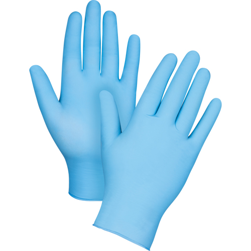 Puncture-Resistant Medical-Grade Disposable Gloves, Medium, Nitrile, 4.5-mil, Powder-Free, Blue, Class 2 NRZ Safety Inc.