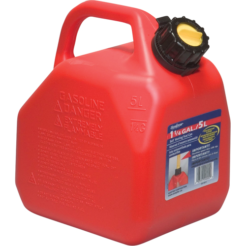 Jerry Cans, 1.25 US gal./5 L, Red, CSA Compliant/ULC NRZ Safety Inc.