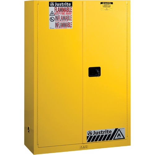 Armoires Sure-Grip EX pour produits inflammables, 45 gal., 2 Porte(s), 43" La x 65" h x 18" p NRZ Safety Inc.