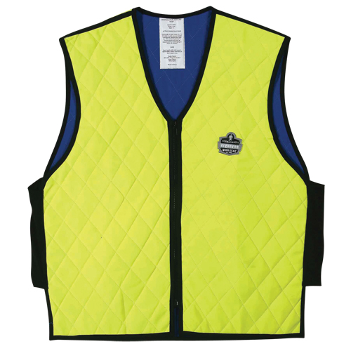 Chill-Its&reg; 6665 Wet Evaporative Cooling Vests, Medium, High Visibility Lime-Yellow NRZ Safety Inc.