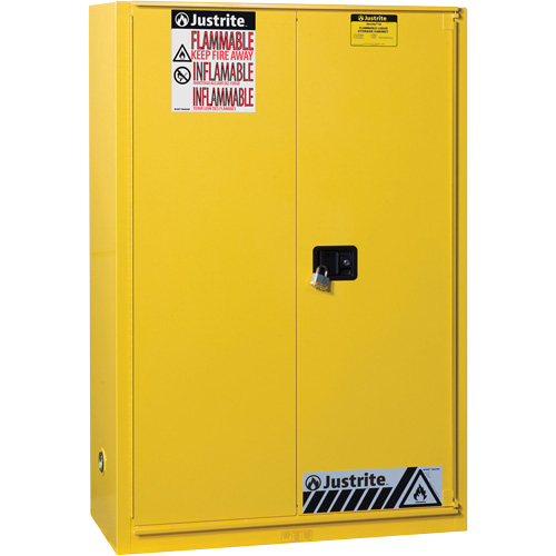 Sure-Grip&reg; Ex Flammable Storage Cabinets, 45 gal., 1 Door, 43" W x 65" H x 18" D NRZ Safety Inc.