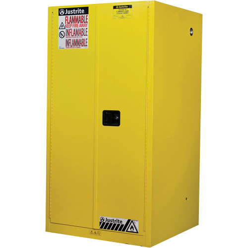 Sure-Grip&reg; Ex Flammable Storage Cabinets, 60 gal., 2 Door, 34" W x 65" H x 34" D NRZ Safety Inc.