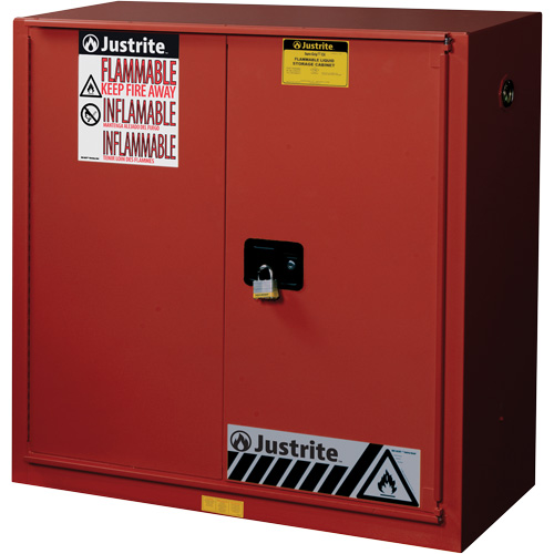 Armoire de s&eacute;curit&eacute; pour la peinture et les encres combustibles EX Sure-Grip, 40 gal., 3 tablettes NRZ Safety Inc.
