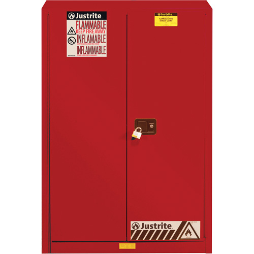 Armoire de s&eacute;curit&eacute; pour la peinture et les encres combustibles EX Sure-Grip, 60 gal., 5 tablettes NRZ Safety Inc.