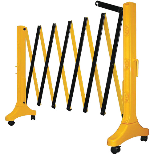 Xpandit Barricade, 36" H x 11.5' L, Black/Yellow NRZ Safety Inc.