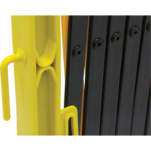 Xpandit Barricade, 36" H x 11.5' L, Black/Yellow NRZ Safety Inc.