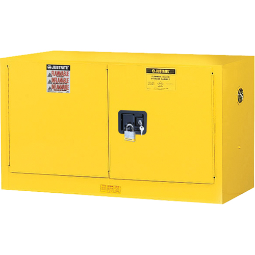 Armoire de s&eacute;curit&eacute; murale pour produits inflammables EX Sure-Grip , 17 gal., 2 Porte(s), 43" La x 24" h x 18" p NRZ Safety Inc.