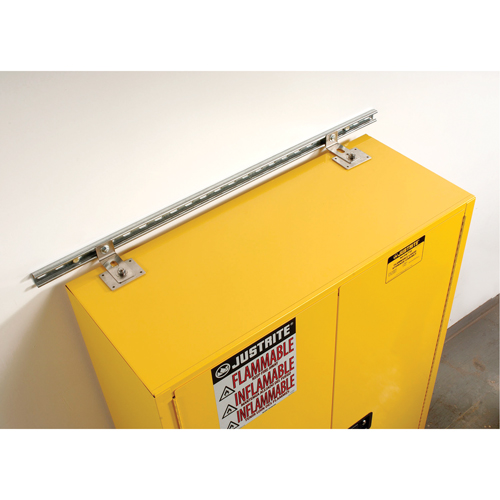 Seismic Bracket for Sure-Grip&reg; Ex Flammable Storage Cabinet NRZ Safety Inc.
