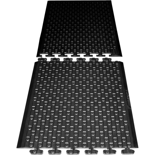 Rejuvenator Connect No. 502 Matting, Polyurethane, 3' W x 3' L, 5/8" Thick, Black NRZ Safety Inc.