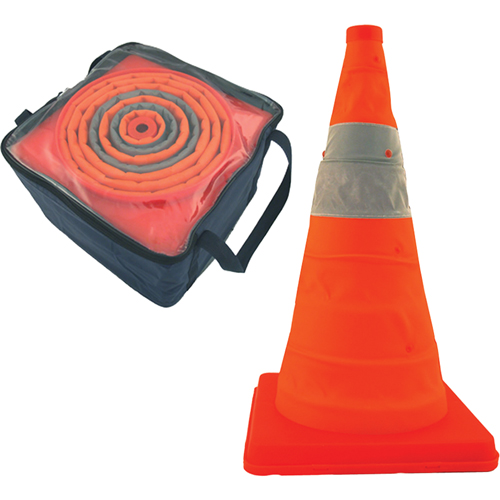 Balises repliables Pack & Pop, 28" h, Orange NRZ Safety Inc.