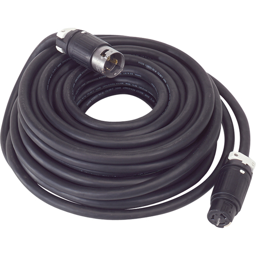 Power Cord for Temporary Power Distribution Units, SOOW, 50 A, 50' NRZ Safety Inc.