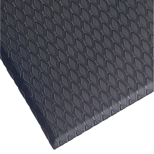 Cushion Max Mats, Diamond, 3' x 12' x 5/8", Charcoal, Nitrile/PVC NRZ Safety Inc.