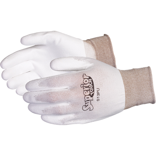 Gants en nylon &agrave; paume enduite de polyur&eacute;thane Superior Touch de qualit&eacute; sup&eacute;rieure, 7/Petit, R&ecirc;vetement Polyur&eacute;thane, Calibre 13, Enveloppe en Nylon NRZ Safety Inc.