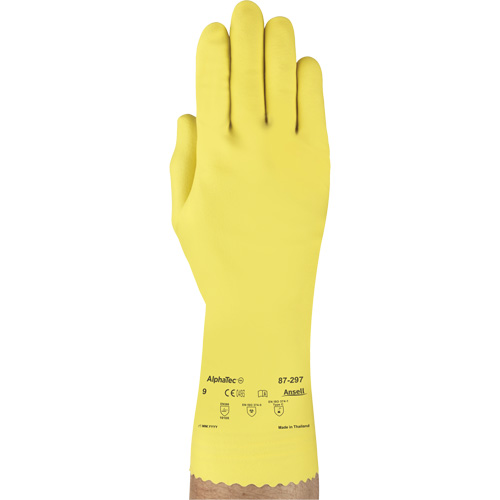 Gants Versatouch 297, Taille T-Grand/10, 12" lo, Latex de caoutchouc, Doublure en Ouat&eacute;e, 20 mils NRZ Safety Inc.