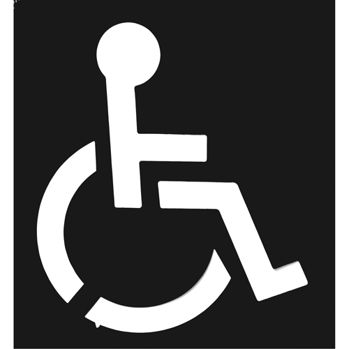 Parking Lot Stencils, English, 37" x 43" NRZ Safety Inc.