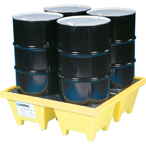 Poly-Spillpallet 6000 Without Drain, 83 US gal. Spill Capacity, 50" x 50" x 17" NRZ Safety Inc.