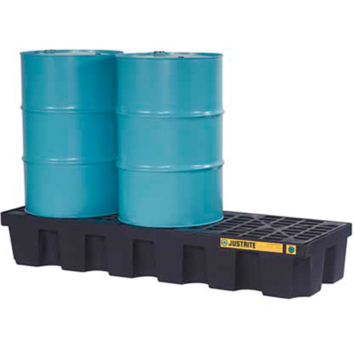 EcoPolyBlend Spill Control Pallets - Without Drain, 75 US gal. Spill Capacity, 73" x 25" x 11.6" NRZ Safety Inc.