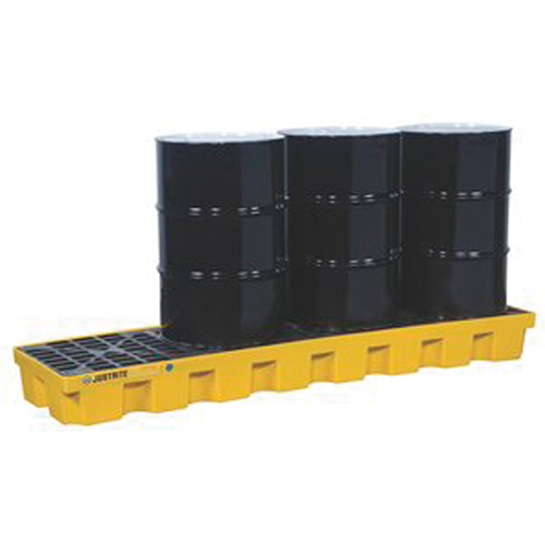 EcoPolyBlend Spill Control Pallets - Without Drain, 75 US gal. Spill Capacity, 97" x 25" x 9" NRZ Safety Inc.