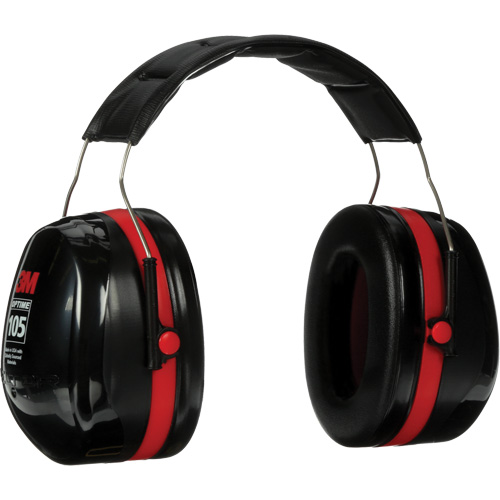 Peltor Optime 105 Series Earmuffs, Headband, 30 NRR dB NRZ Safety Inc.