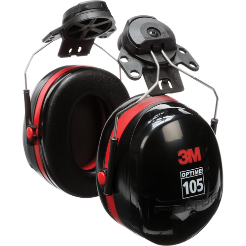 Serres-t&ecirc;tes de s&eacute;rie Peltor Optime 105, Fixation pour casque, 27 NRR dB NRZ Safety Inc.
