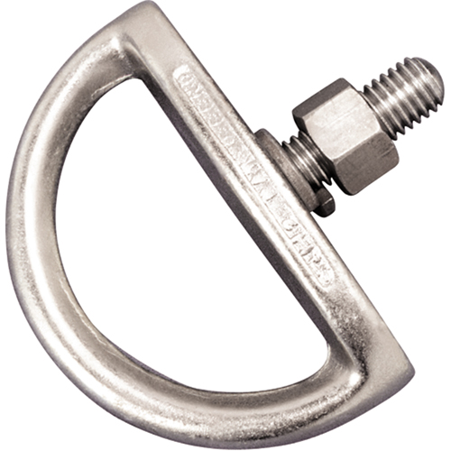 Boulon d'ancrage permanents en D de Miller, Boulonn&eacute;/Anneau en D, Usage Permanent NRZ Safety Inc.