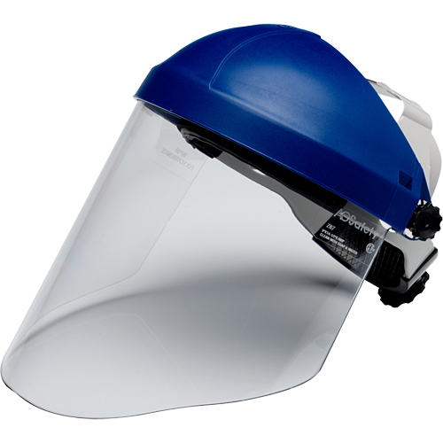 Ratchet Headgear with Faceshield, Polycarbonate, Ratchet Suspension NRZ Safety Inc.