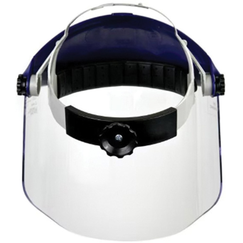 Ratchet Headgear with Faceshield, Polycarbonate, Ratchet Suspension NRZ Safety Inc.