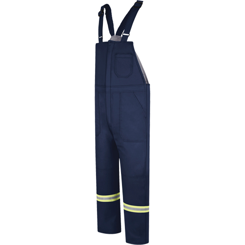 Deluxe Insulated Bib Overalls with Reflective Striping, 3X-Large, Navy Blue NRZ Safety Inc.