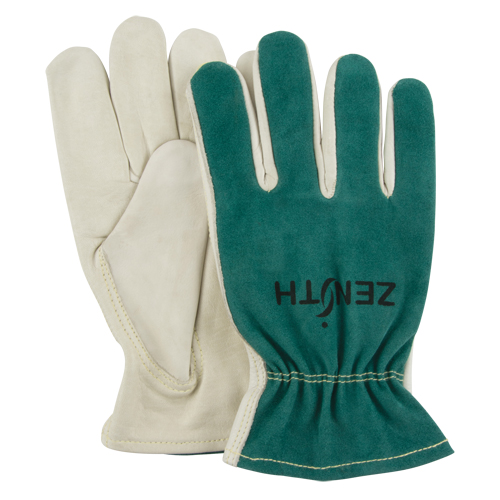 Driver's Gloves, Medium, Grain Cowhide Palm NRZ Safety Inc.