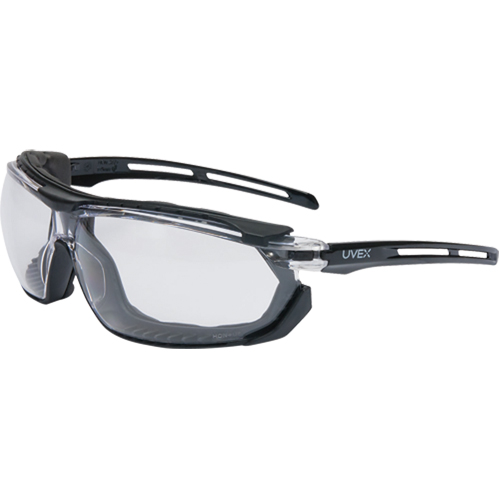 Lunettes de s&eacute;curit&eacute; &eacute;tanches Uvex Tirade, Lentille Transparent, Antibu&eacute;e, ANSI Z87+/R&eacute;pond ou surpasse la norme CSA Z94.3 NRZ Safety Inc.