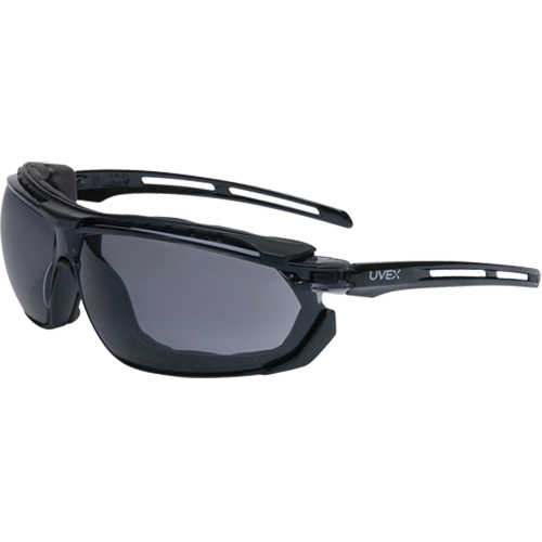 Lunettes de s&eacute;curit&eacute; &eacute;tanches Uvex Tirade, Lentille Grise/fum&eacute;e, Antibu&eacute;e, ANSI Z87+/R&eacute;pond ou surpasse la norme CSA Z94.3 NRZ Safety Inc.