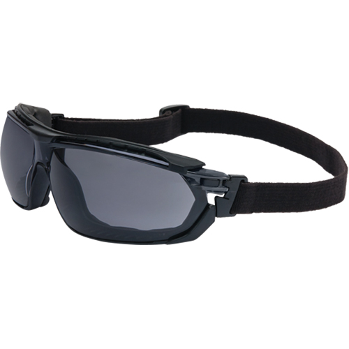 Lunettes de s&eacute;curit&eacute; &eacute;tanches Uvex Tirade, Lentille Grise/fum&eacute;e, Antibu&eacute;e, ANSI Z87+/R&eacute;pond ou surpasse la norme CSA Z94.3 NRZ Safety Inc.