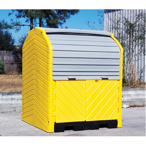 4-Drum Ultra-Hard Top Plus&reg;, 66" L x 64" W x 84" H, 9000 lbs. Load Capacity NRZ Safety Inc.