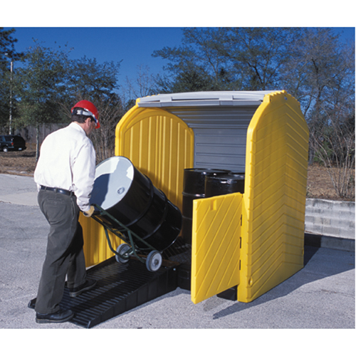 4-Drum Ultra-Hard Top Plus&reg;, 66" L x 64" W x 84" H, 9000 lbs. Load Capacity NRZ Safety Inc.