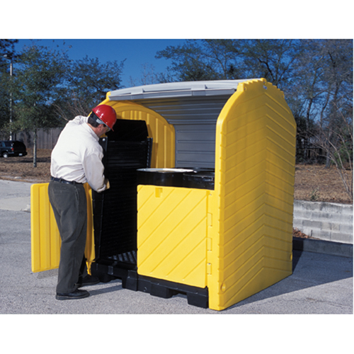 4-Drum Ultra-Hard Top Plus&reg;, 66" L x 64" W x 84" H, 9000 lbs. Load Capacity NRZ Safety Inc.