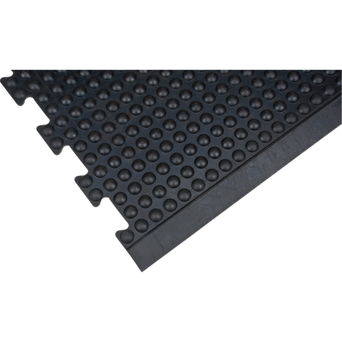 Tapis antifatigue en d&ocirc;me, &agrave; bulles, 3' x 4' x 1/2", Noir, Caoutchouc NRZ Safety Inc.