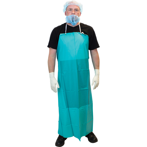 PVC Aprons, PVC, Green, 36" W x 50" L NRZ Safety Inc.