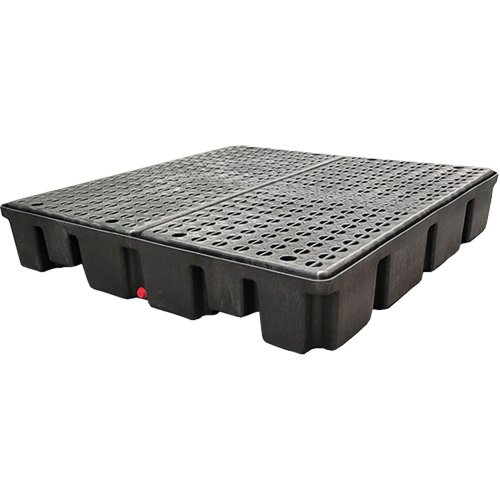 Nestable Spill Pallet Without Drain, 66 US gal. Spill Capacity, 49" x 49" x 10.5" NRZ Safety Inc.