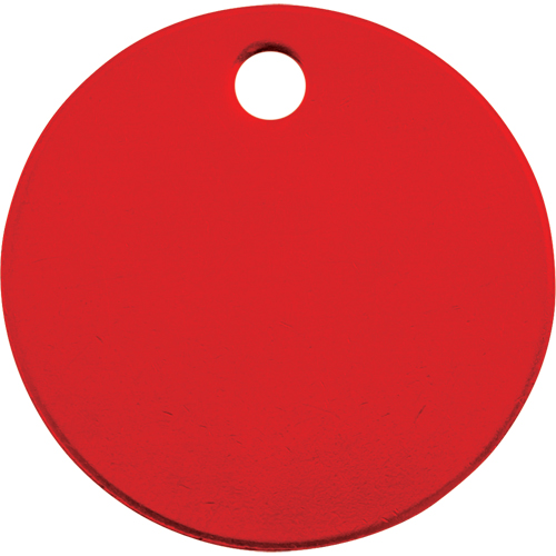 Blank Tags, Aluminum, 1.5" dia NRZ Safety Inc.